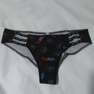 Pink pantie strappy logo size M